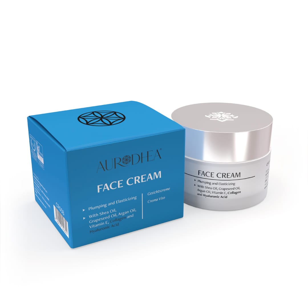 crème visage au collagène à l'acide hyaluronique Aurodhea